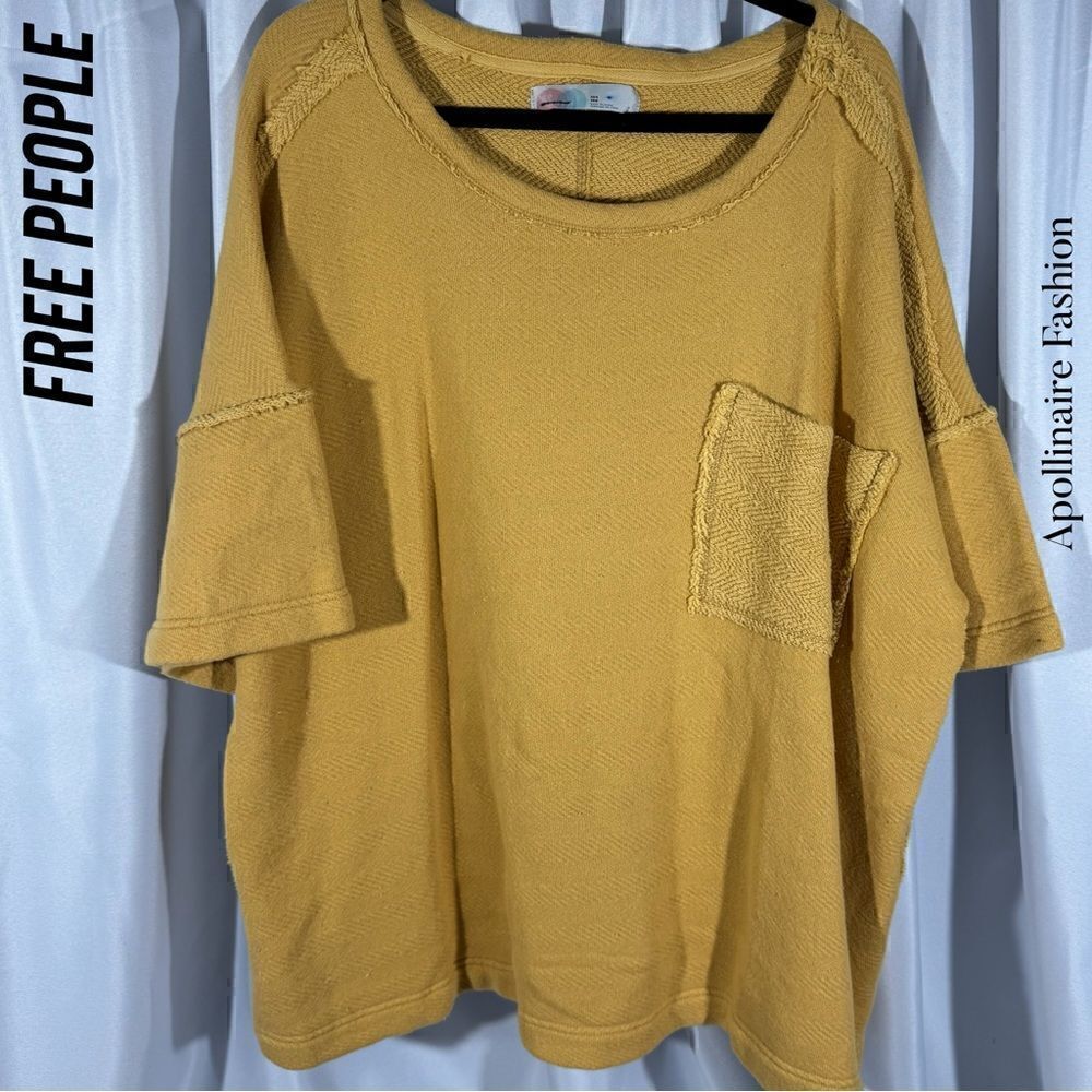 FP BEACH PULLOVER TUNIC IN YELLOW NWOT EXTRA SMALL PETITE